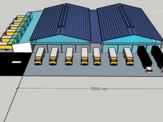 Cho thuê xưởng trống 4 mặt đậu xe trên diện tích 10.000m2 có pccc theo yêu cầu bên thuê