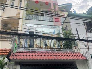 Nhà phố đẹp 4 tầng hẻm xe hơi thông, 52m2, gần phạm văn đồng
