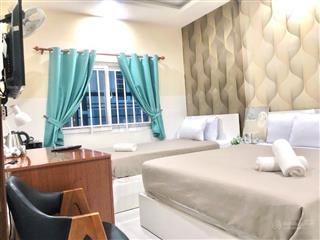 Bán khách sạn mini q. 1 6.6 x 8m, 4 lầu có sân thượng / 7pn + 9wc. phố tây bùi viện 24/24