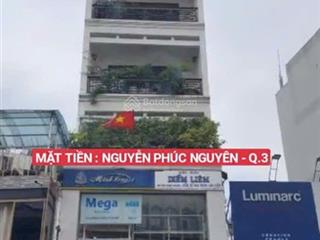 Bán nhà mặt tiền  nguyễn phúc nguyên q.3  5x14 / 7 tầng