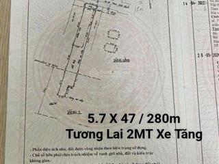 Bán đất 5.7 x 47m phạm văn chiêu, tương lai 2 mặt tiền lớn
