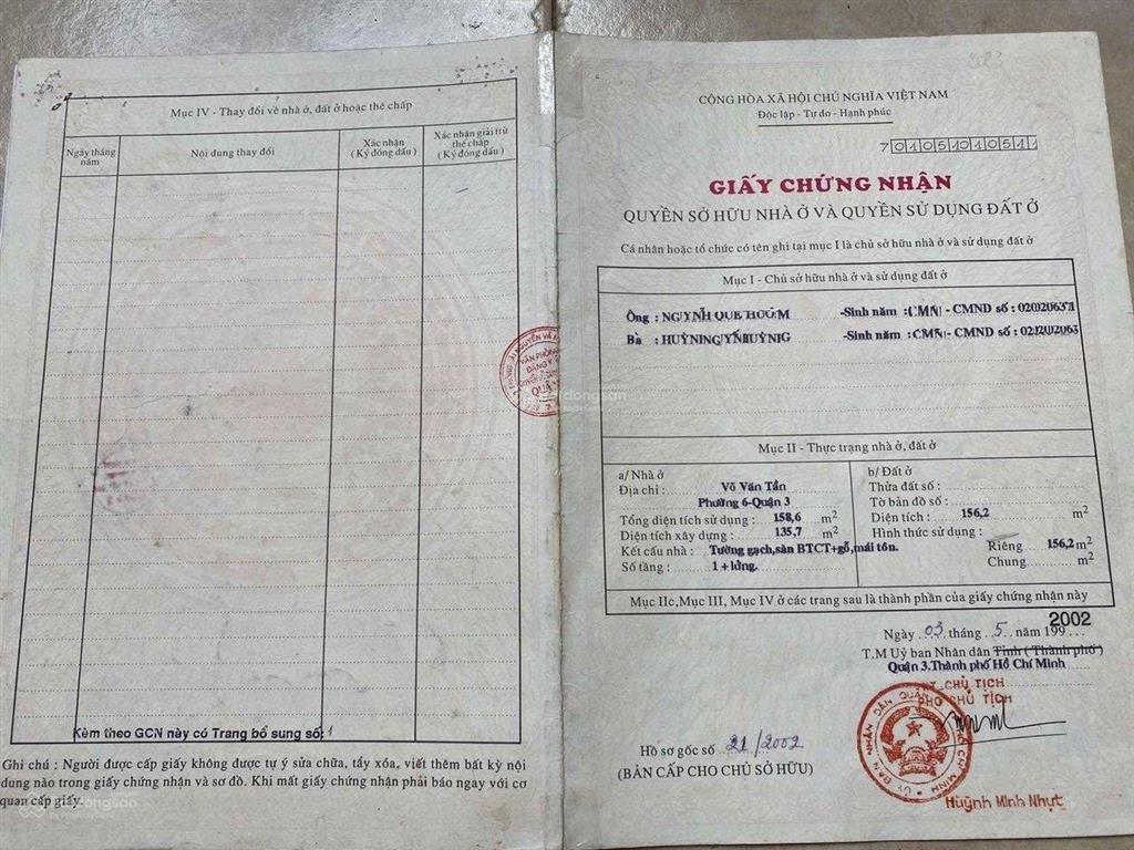 Hot! nhà 2mt võ văn tần, quận 3, 10m x 15m, ctxd hầm 6 lầu, phù hợp làm tòa chdv, biệt thự ở.