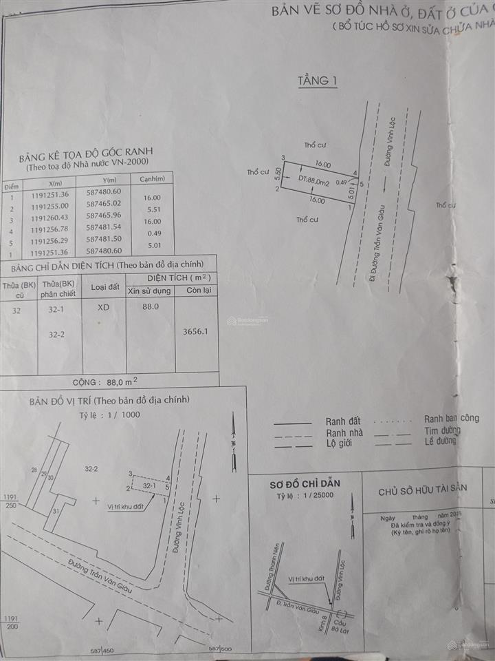 Bán nhà mt đường vĩnh lộc 5.5*16m 2.8 tỷ 1 trệt 1 lửng xã phạm văn hai, huyện bc, tiện vừa ở vừa kd