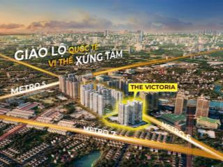 Hiếm có 2 shop mặt sảnh 80m2 the victoria smart citychỉ từ 6tỷck 13,5% dòng tiền thuê tới 120tr
