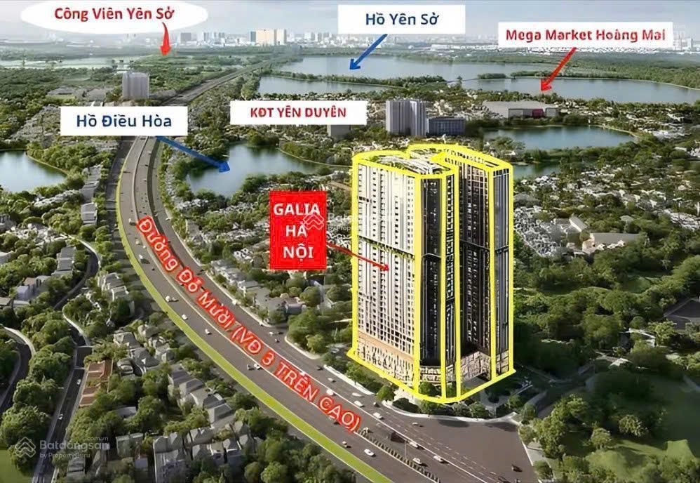 Mua là lãi căn hộ 2n 65m2 tại galia hoàng mai, giá từ 68tr/m2 vốn 750 tr chiết khấu 19%, sổ đỏ