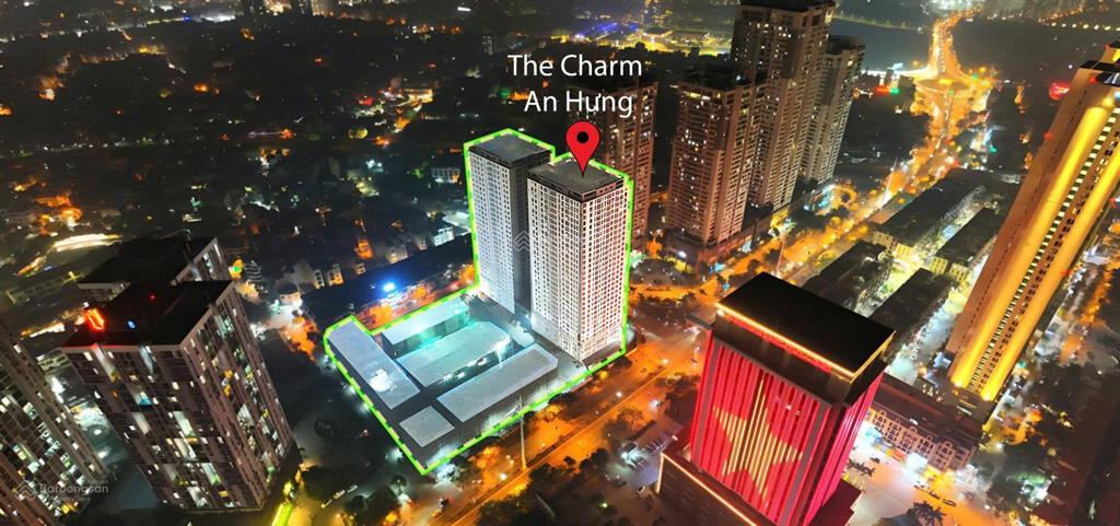 Duy nhất 1 căn 3pn 96m2 view hướng cv yên sở tại the charm an hưng, hà đông, vốn 2,5 tỷ, ck 3%