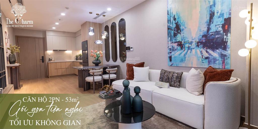 Giá 4 tỷ sở hữu căn hộ 2n, 3n tại the charm hà đông quý 2/2026 nhận nhà, ck 3% vốn 30% ( 1,4 tỷ)