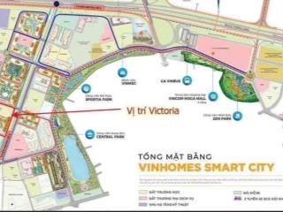 Đầu tư shophouse khối đế 50m2 the victoria tam giác vàng vinsmart city ck 10.4% vốn từ 3tỷ,sổ đỏ