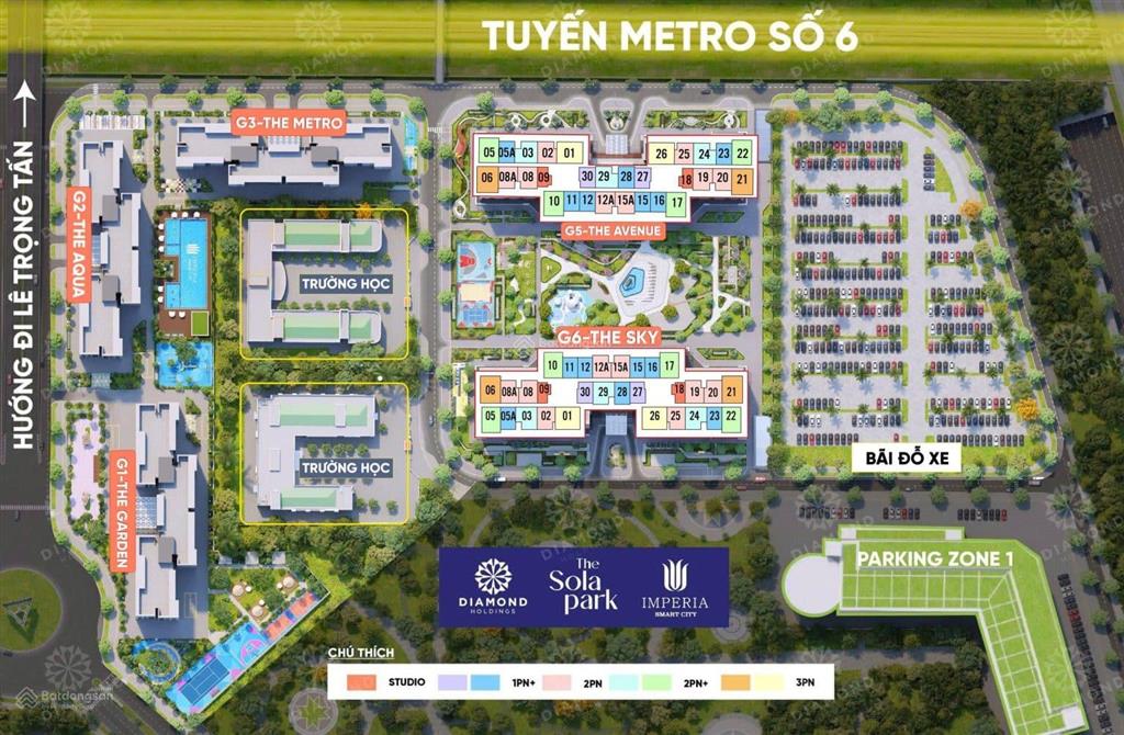 Hàng hiếm bán shop mặt sảnh 65m2 view nội khu chân tòa g5& g6 imperia sola park giá từ 18xtr/m2