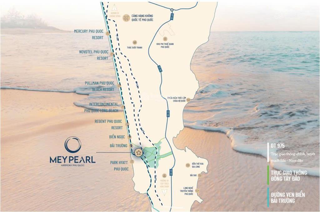 Giá 2,5tỷ(vốn 400tr)có ngay căn hộ view biển 1n+ meypearl hamony phú quốc,ck 18%dtcho thuê 50tr/th