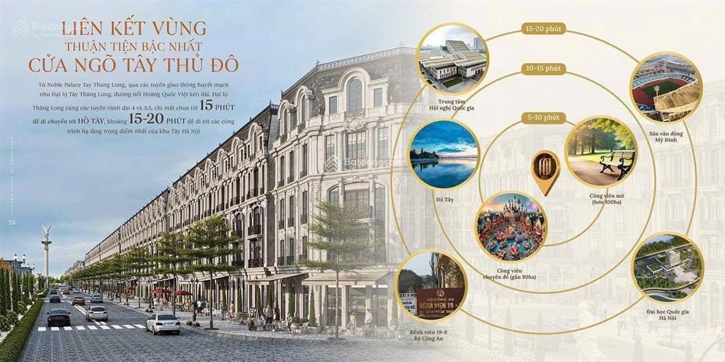 Lời kép vừa ở vừa kd với dòng tiền thuê tới 70tr/th shophouse mặt phố 5t noble place tây tăng long