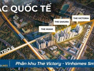 Vinsmart city còn 1 căn shop khối đế 47.8m2 the victoria dòng tiền cho thuê 75tr/th giá 15xtr/m2