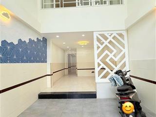 Bán nhà hẻm 8m  tt bình thạnh  4x16m  gần chu văn an  4 tầng btct  12.x tỷ