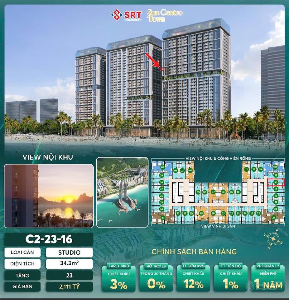 Căn 2 ngủ giá tốt  vốn đầu tư thấp  rủi ro bằng 0  lợi nhuận cao