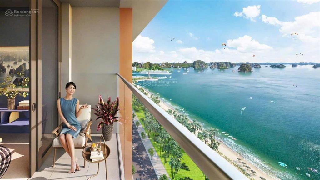 800tr 1 căn hộ studio bên vịnh di sản, đông nam, tầng cao view đẹp, giá tốt nhất thị trường