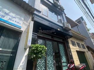 Bán nhà hoàng mai 50m2, 5 tầng, mặt tiền 4m giá 12,5 tỷ ô tô vào nhà, kinh doanh mọi loại hình