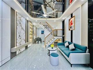 Căn nhà mới siêu đẹp gần sân bay  đ. nguyễn văn công, gò vấp. giá 2 tỷ 720 / 48m2, hẻm thông