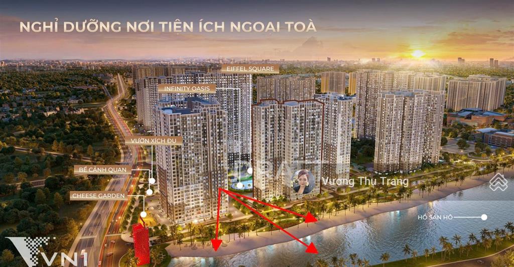 Bán căn 2n 2vs 61,1m2 view hồ san hô siêu thoáng đẹp tòa pr3 vinhomes ocean park. nhận nhà t4/2027