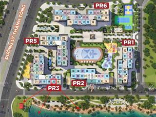 Bán căn 2n 2vs 61,1m2 view hồ san hô siêu thoáng đẹp tòa pr3 vinhomes ocean park. nhận nhà t4/2027