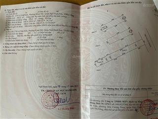 Chính chủ  bán đất tặng nhà 3 tầng mặt tiền lê văn hiến, ngũ hành sơn