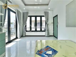 Cho thuê căn hộ 1 phòng ngủ balcony sân thượng lớn full nội thất cách bà chiểu 500m bình thạnh