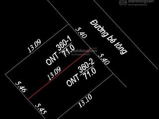 Chính chủ bán lô đất 71m2 mặt trục chính dư xá, xã ninh xá, thuận thành, bắc ninh giá chỉ 2.7tỷ