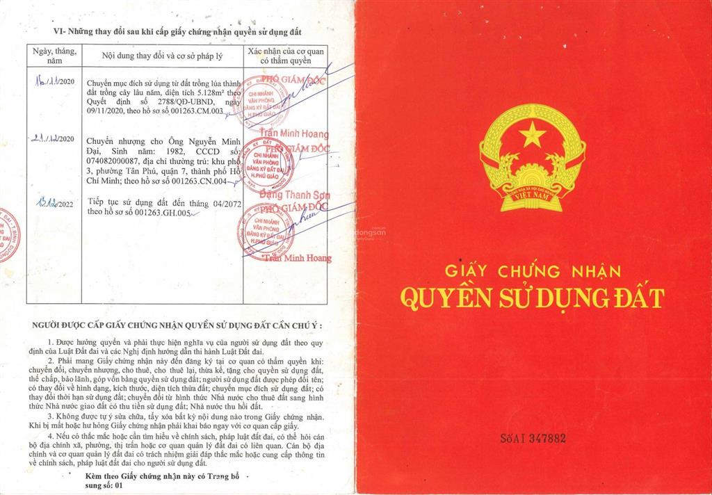 Cho thuê đất trống cln tại xã an long, tp. hcm, giảm giá 20 còn 10 triệu/tháng, dt 4,5 ha