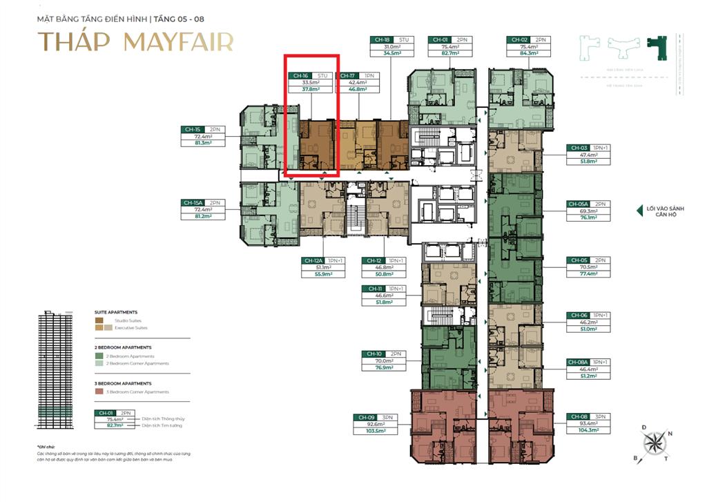 Bán gấp căn hộ studio số 16 tòa m1 hướng đn  34,5m2 hàng hiếm dự án cosmopolitan vinhomes cổ loa