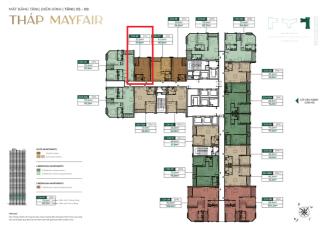 Bán gấp căn hộ studio số 16 tòa m1 hướng đn 34,5m2 hàng hiếm dự án cosmopolitan vinhomes cổ loa