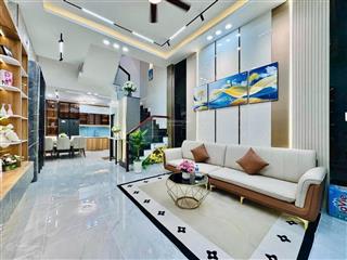 Nhà mới 54m2 đường trần bá giao, gò vấp giá 3tỷ840. hẻm xe hơi. gần cv vh gò vấp. full nội thất.shr