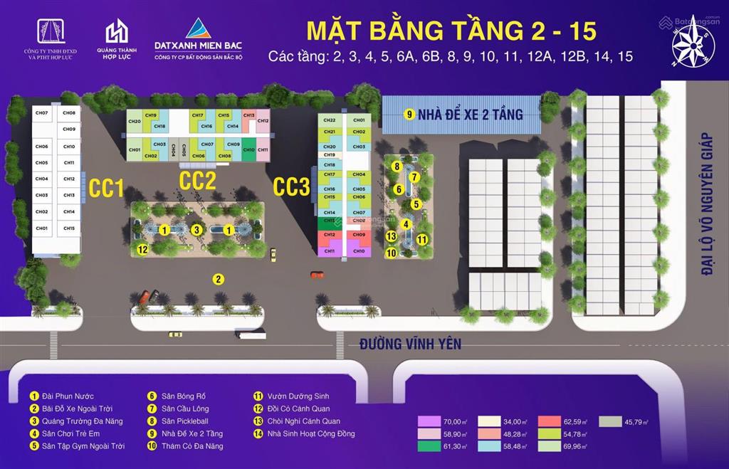 Căn hộ 3 phòng ngủ cho gia đình với giá 1.5 tỷ dt 70m2 tại thanh hóa chỉ có ở đây