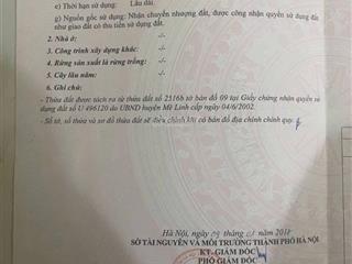 Hàng hiếm duy nhất tại yên vinh quang minh hà nội giá chỉ 2,x ti full tc đường thông ô tô