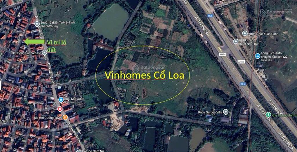 Bán đất lk thôn lực canh đông anh 88.7m², gần vin cổ loa, ô tô tránh, nở hậu, giá 148 tr/m², sổ đỏ