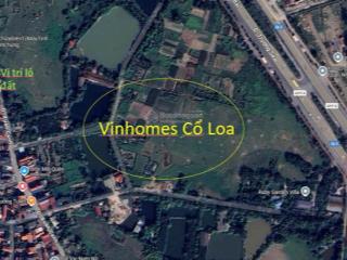 Bán đất lk thôn lực canh đông anh 88.7m², gần vin cổ loa, ô tô tránh, nở hậu, giá 148 tr/m², sổ đỏ