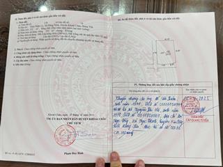 Chính chủ em có lô góc đông ninh khoái châu, nằm sát dự án, dt 252m2 đường thông các ngả