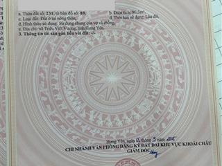 Lên sóng cực phẩm 96,3m tân dân, khoái châu, hưng yên đường trước đất rộng 6m,2 ô tránh nhau.