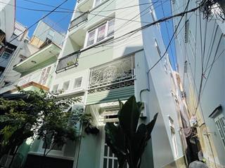 Bán nhà xây cứng  4 phòng ngủ  60.8m2 vuông vức, lê văn sỹ  phú nhuận, sát mặt tiền đường