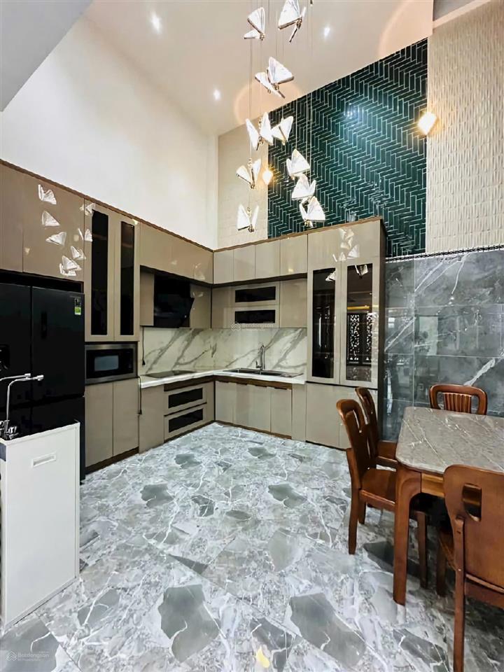 Siêu phẩm đón tết  bán nhà mới 4 tầng 64m2  5pn  ngay chợ gò vấp  chỉ hơn 7 tỷ