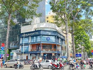 Cho thuê tòa nhà góc 2 mt cao thắng  nguyễn thị minh khai quận 3. hầm 3 lầu trống hơn 300m2