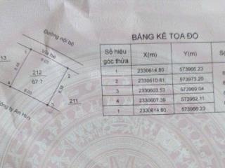 Mặt tiền 8m  giấc mơ của mọi nhà đầu tư!  cực phẩm đất dịch vụ trạm trôi 67,7m vuông đét