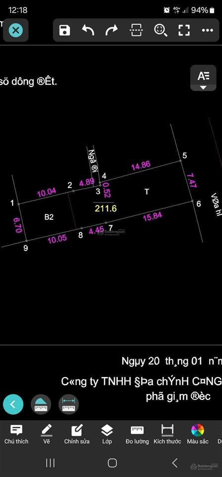 Mặt phố tam trinh nở hậu qh ổn định, vỉa hè rộng với dt 110/212m2 mặt tiền 7.5m, 56tỷ 0962 087 ***