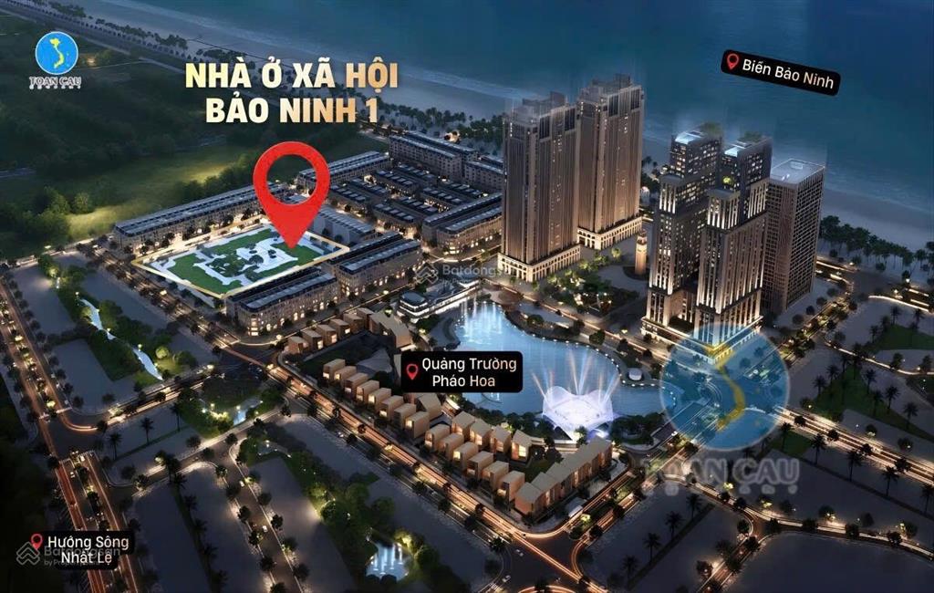 Chỉ từ 598 triệu đã sở hữu căn hộ chung cư nxh bảo ninh 1  view biển quảng  view sông nhật lệ