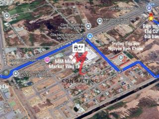 Vũng tàu  đất biệt thự 3 mặt thoáng, cạnh trường  siêu thị  bệnh viện  dt 554m  mẫn dễ thương
