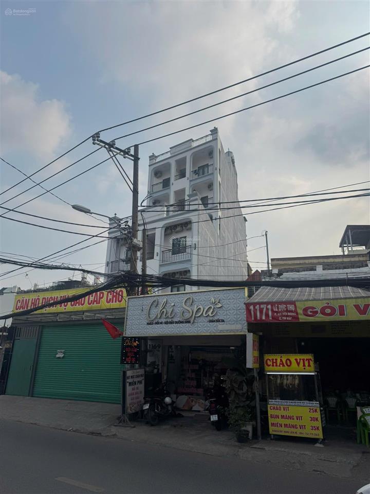 Mặt tiền lê đức thọ khu ẩm thực  4.2m x 22m  có dòng tiền  nhỉnh 8 tỷ