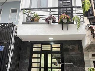 Bán nhà xây mới 100% cmt8 p.5 tân bình  2 tầng  22.5m2 (3m x 7.5m) giá 4,25 tỷ tl