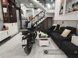 Bán nhà liên khu 45 bhhb hxh 8m  4 tầng 50m (4.3m x 12m)  5.8t tl