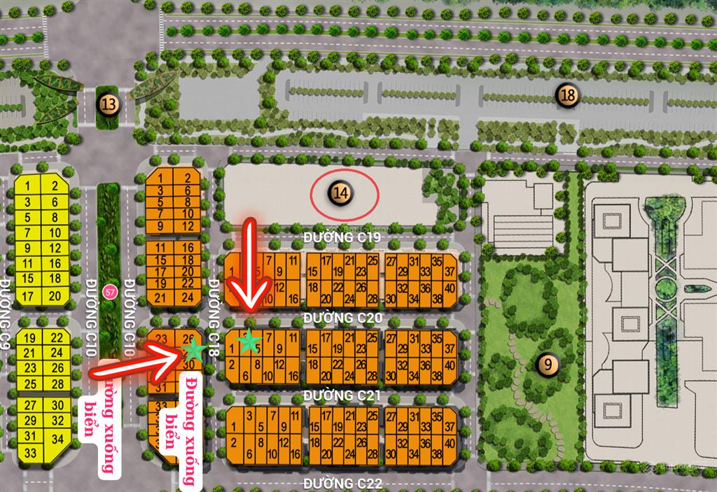 Hướng đông bắccăn độc quyềnnhà phố blanca citysun group vũng tàu  0911 323 ***