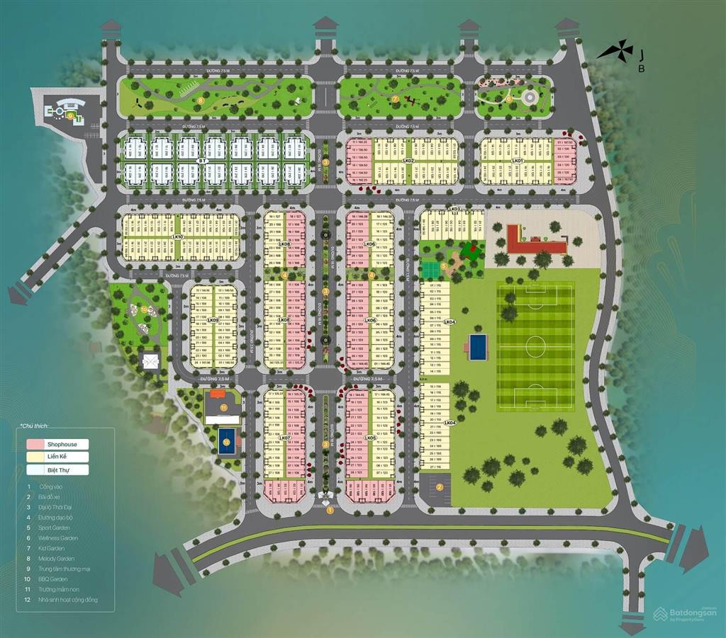 Bán gấp lô liền kề hơn 100m2 vị trí ngã 3 view công viên siêu đẹp, giá chỉ 25tr/m2 sổ sẵn sang tên