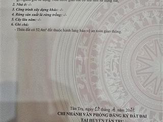 Bán đất thổ cư ngay đường nhựa huỳnh văn đảnh vào 50 mét 1 đường thẳng xe hơi ngay đất.