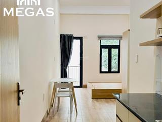 Khai trương căn hộ dịch vụ cao cấp  phòng studio full nội thất ban công nằm ngay gigamall, pvđ